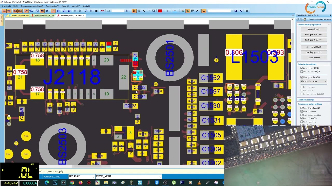 iPhone 6 com Pulso de Boot  Alterado de 280mA