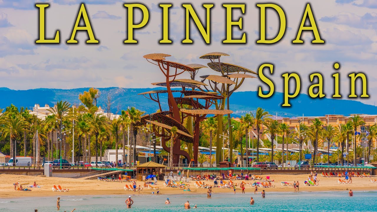 WALKING 4K LA PINEDA, Spain 🇪🇸 - August 11 2024 19:30pm - 4KHDR Walking Tour (▶50 min)
