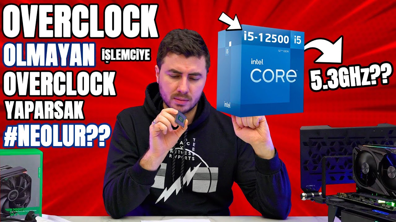 Overclock Olmayan İşlemciye OC Yaparsak NE OLUR? - i5 12500 (SONUÇLAR MANYAK) 🔥🔥