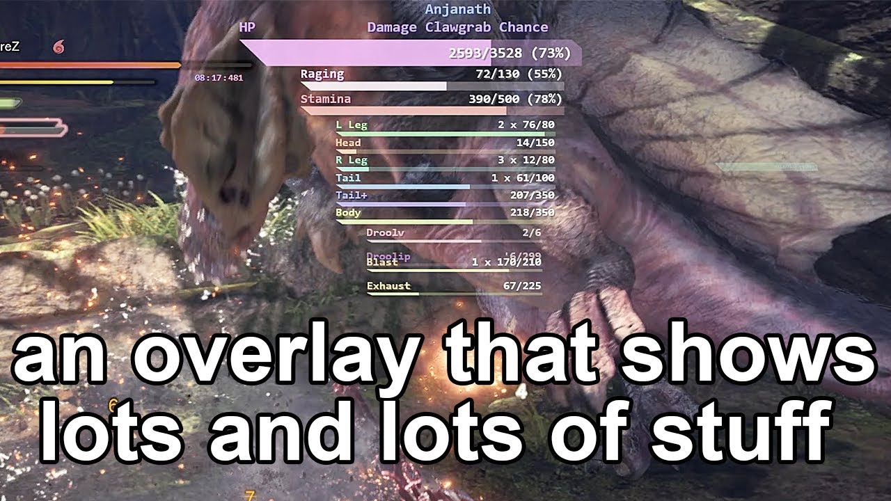 See monster health bars, DPS, and all sorts of other stuff - Monster Hunter: World PC Gameplay