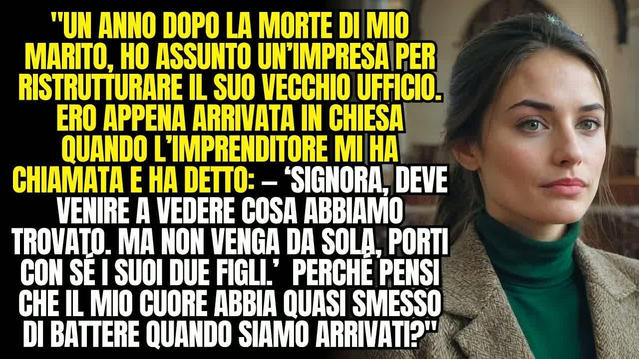 A un anno dalla morte di mio marito, ho trovato qualcosa di inquietante nel suo vecchio ufficio
