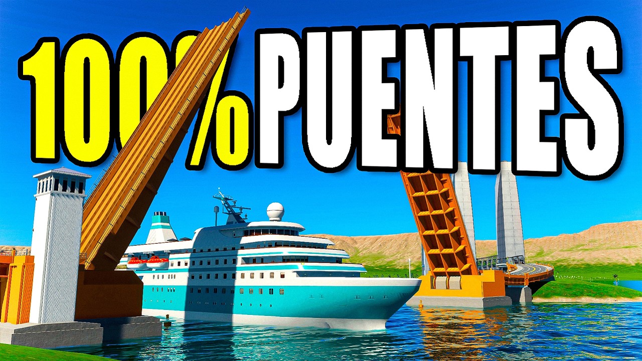 ARCHIPIÉLAGO LINEAL en Cities Skylines 2 - Ports and Bridges
