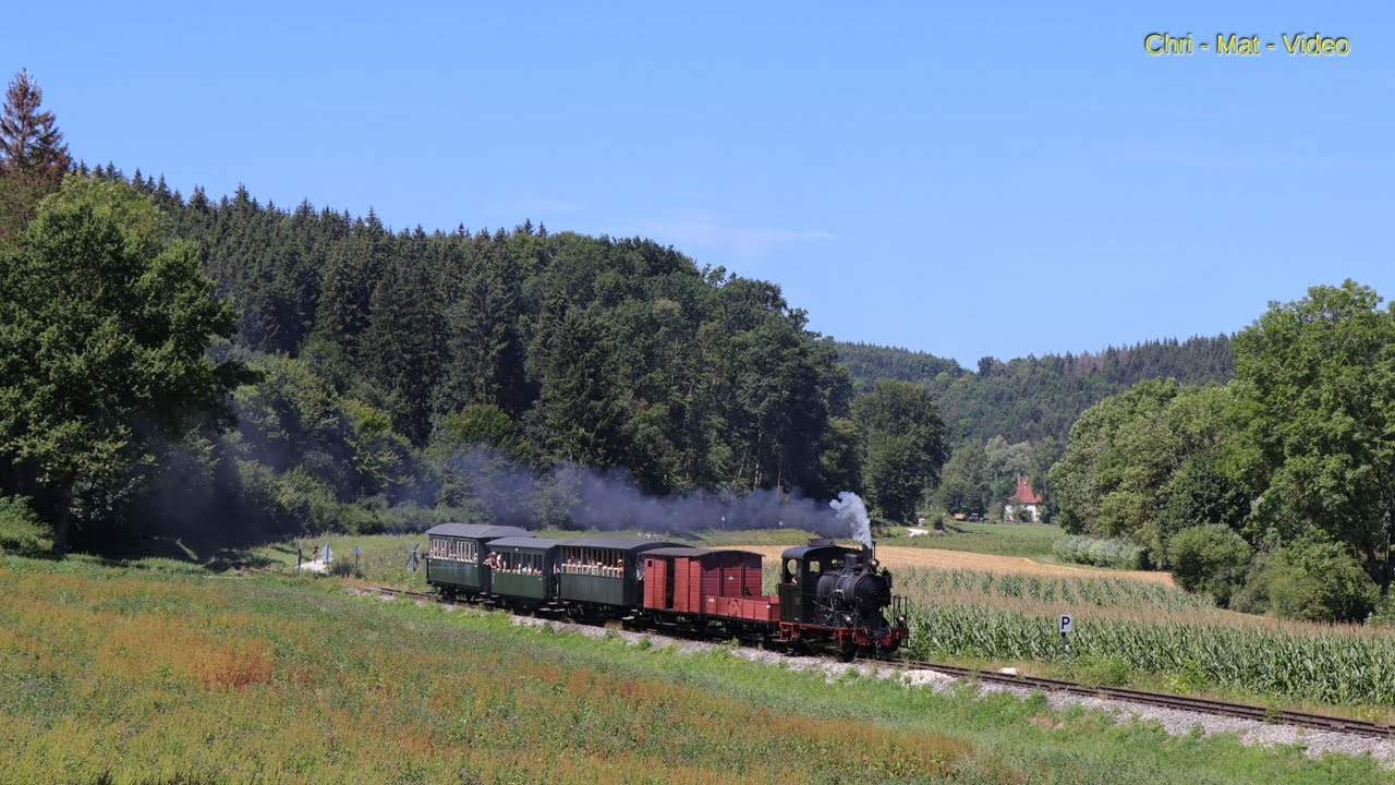 Bahnhofshocketse bei der Härtsfeldbahn 2024 - Schättere