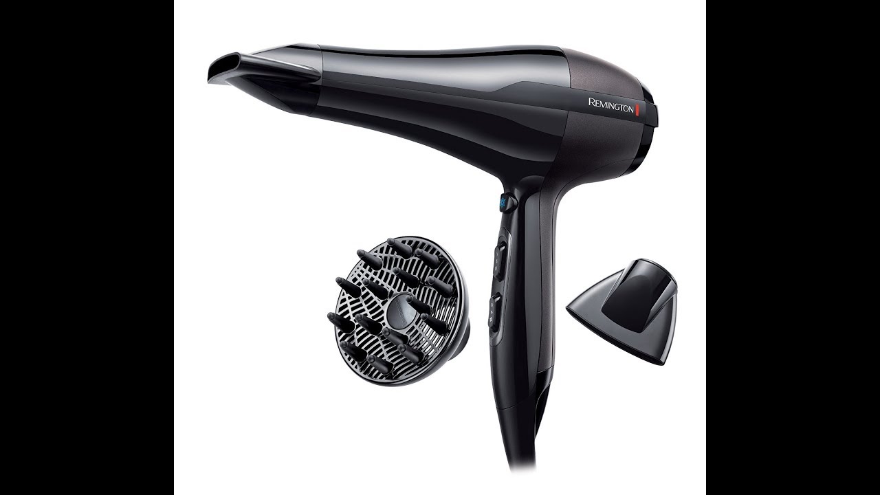 Remington AC5999 Pro Air AC Hair Dryer 2300W Ionic Quiet Motor Black GENUINE NEW