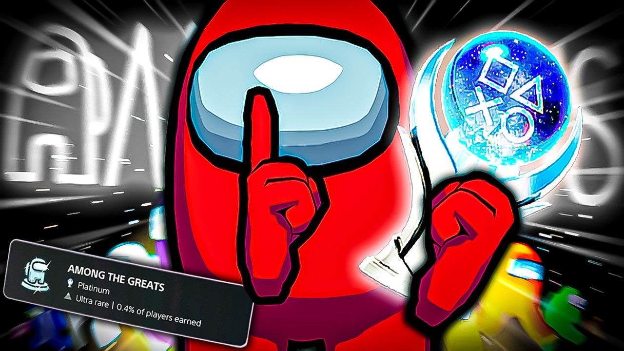 Among Us Unironically Has The Funniest Platinum Trophy Ever...