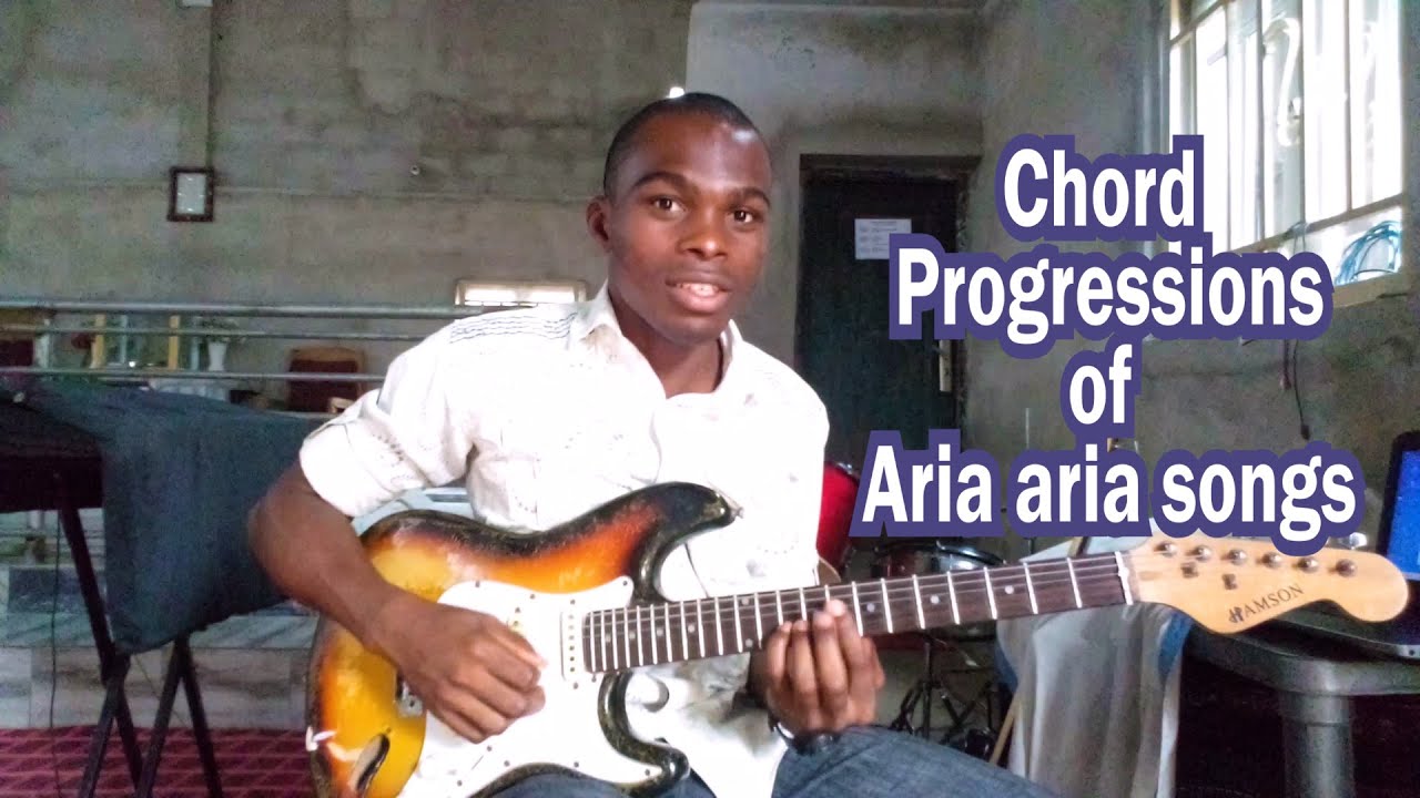 Aria aria songs - Chord Progressions on lead guitar (Lead guitar tutorial)