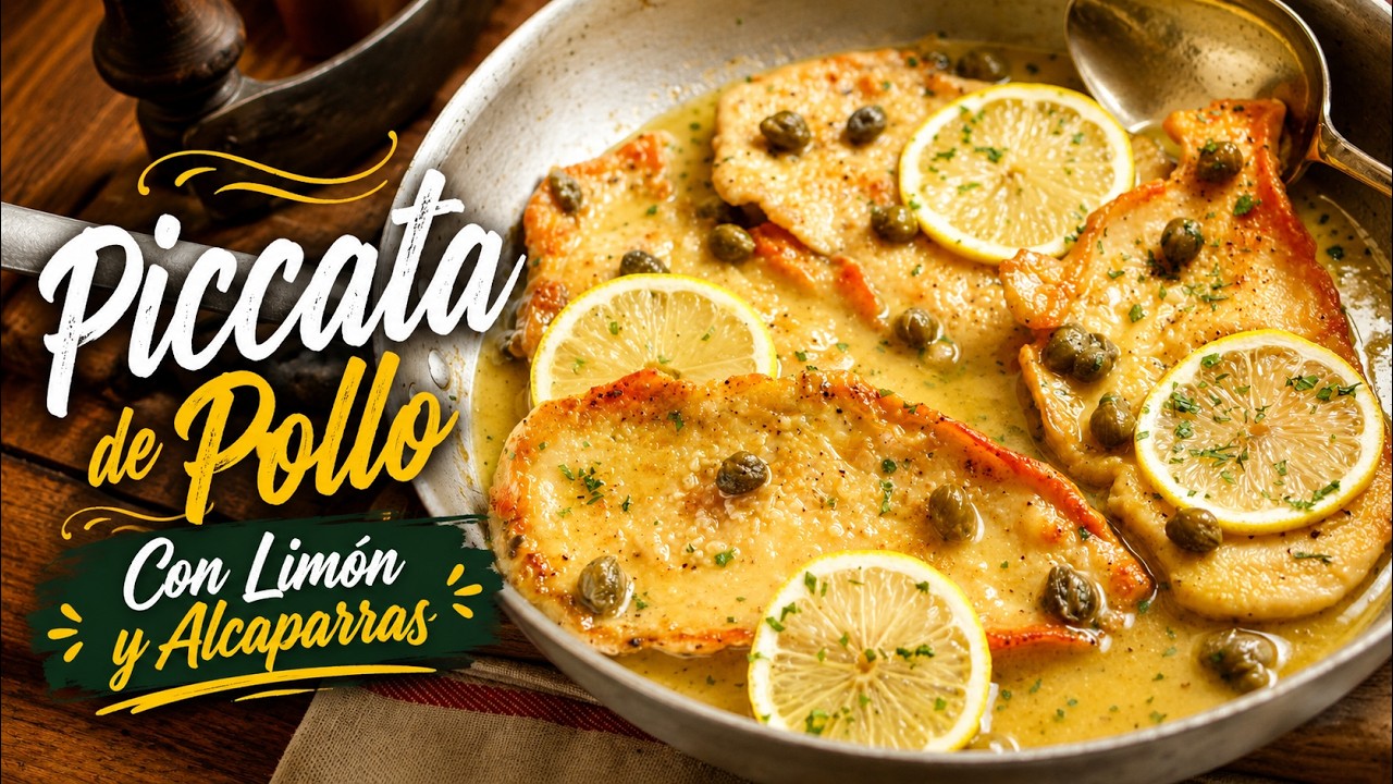 Escalopes de Pollo al Limón (Piccata italiana)