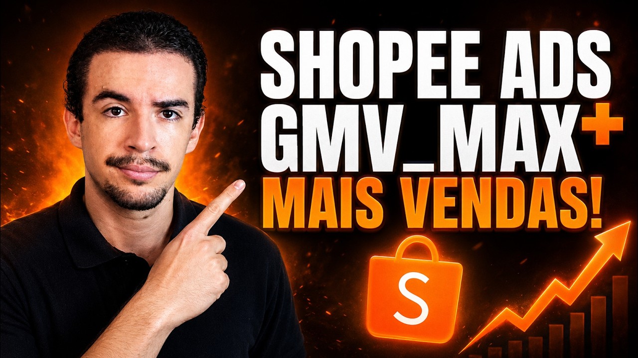 Como fazer GMV Max na Shopee e conseguir ROAS 20x - 2025 Passo a Passo