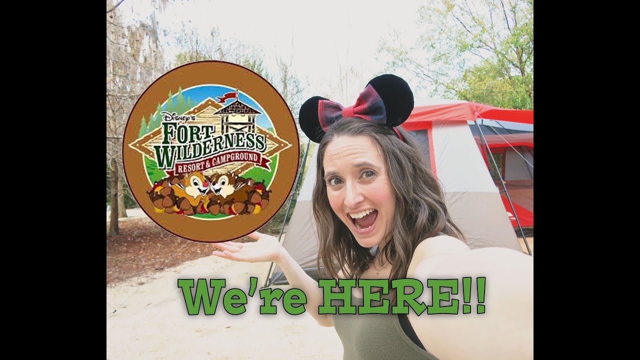 Campsites at Disney's Fort Wilderness- Camping with a toddler and infant: Day 1, Part 1: Feb 2016