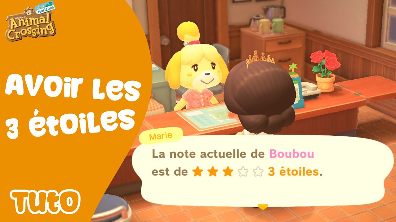 Comment avoir les 3 ÉTOILES ⭐? 🌺 - ACNH - 🌺