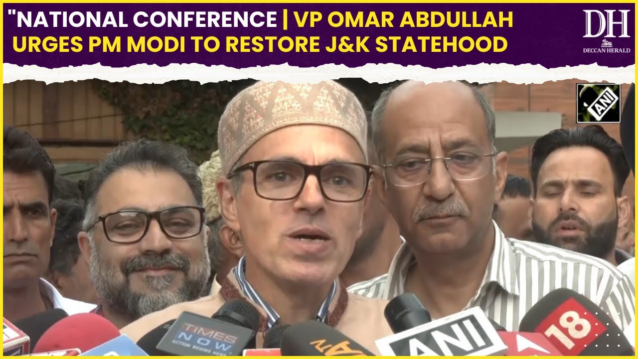 National Conference | VP Omar Abdullah urges PM Modi to restore J&K Statehood
