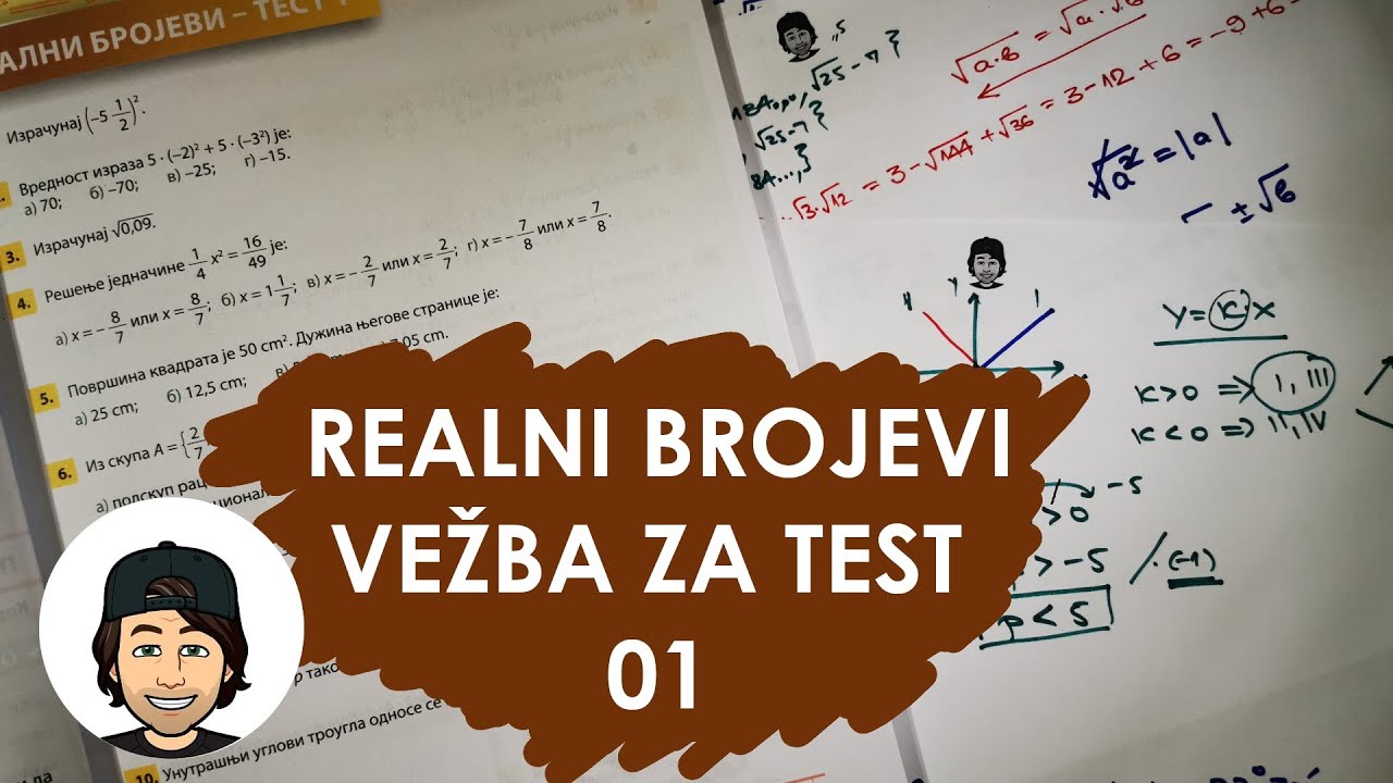 REALNI BROJEVI (VEŽBA ZA TEST) 01