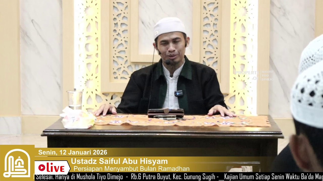 Siaran Langsung Mushola Tiyo Dimejo | Persiapan Menyambut Bulan Ramadhan