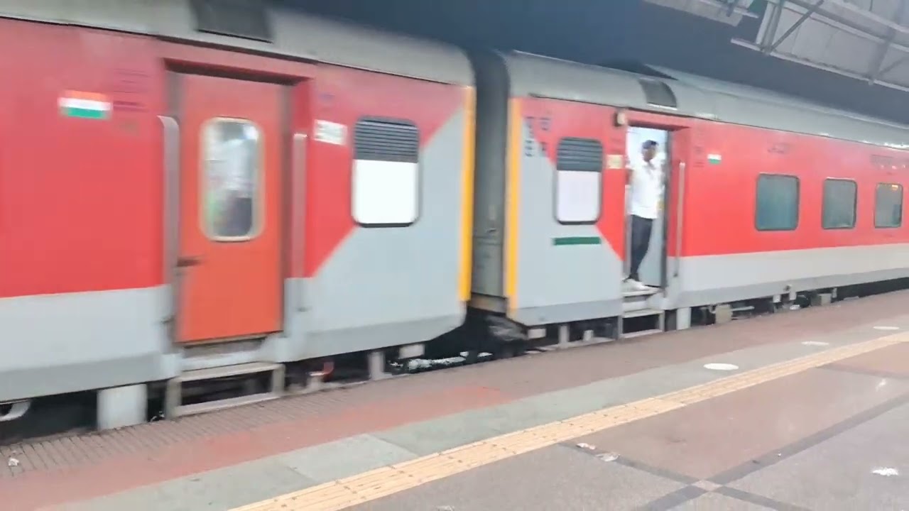 Howrah New Delhi Rajdhani Express is departing from Asansol Junction 