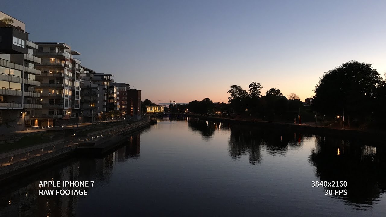 Apple iPhone 7 | 4K Low Light / Night Time Video Test | 2160p