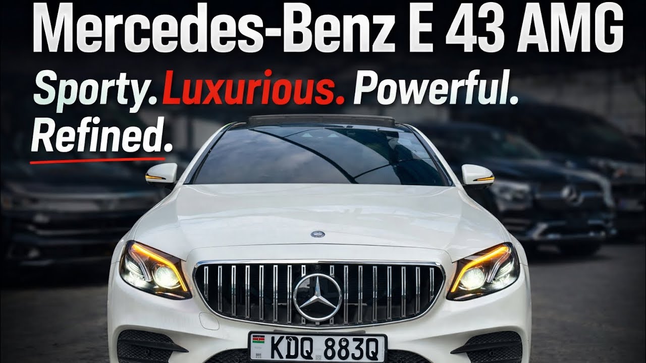 2017 Mercedes Benz E43 Sedan : Sporty, luxurious, powerful, refined 🚗💨