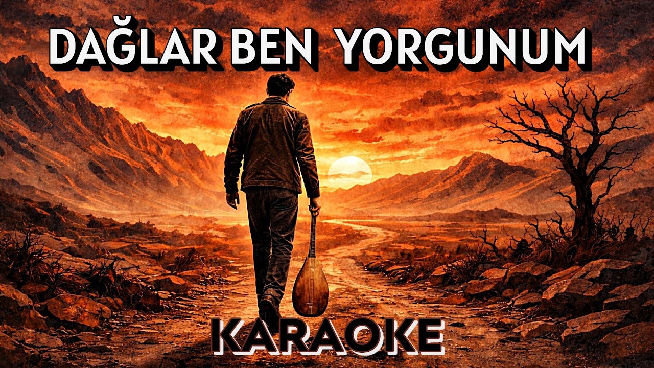 🔥  DAĞLAR  BEN  YORGUNUM  🔥            🎶🎤 KARAOKE 🎤🎶