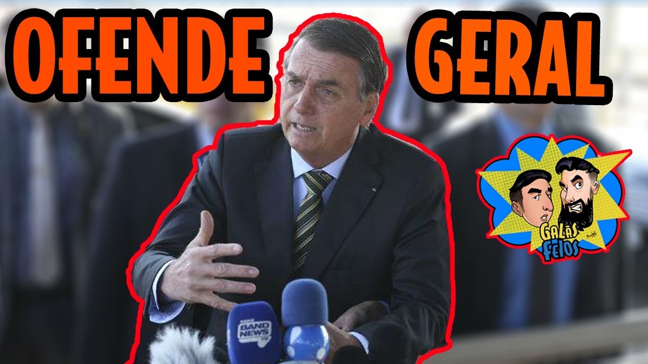 BOLSONARO OFENDE GERAL NAS COLETIVAS | Galãs Feios