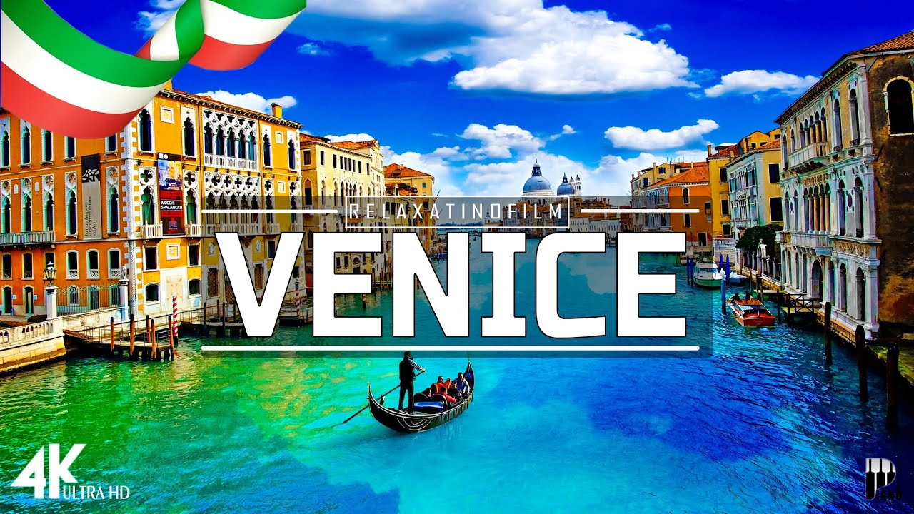 Beautiful Venice 4K &bull; Relaxing Italian Music, Instrumental Romantic &bull; Video 4K UltraHD