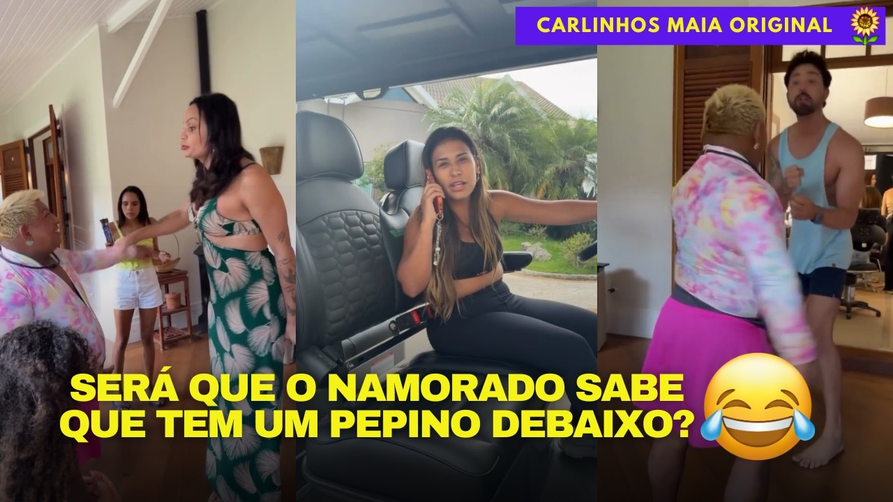 PATIXA FOI PRA CIMA DELE 😂😂 | CARLINHOS MAIA 🌻