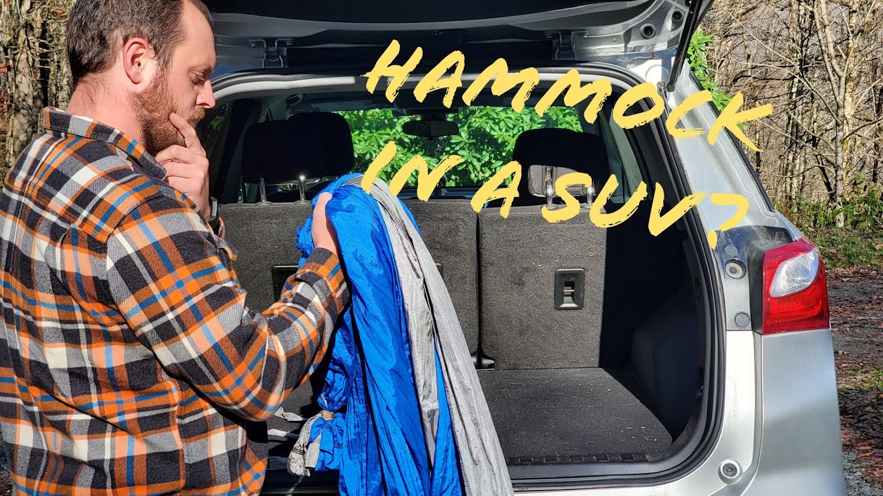 How to hang a hammock in an SUV