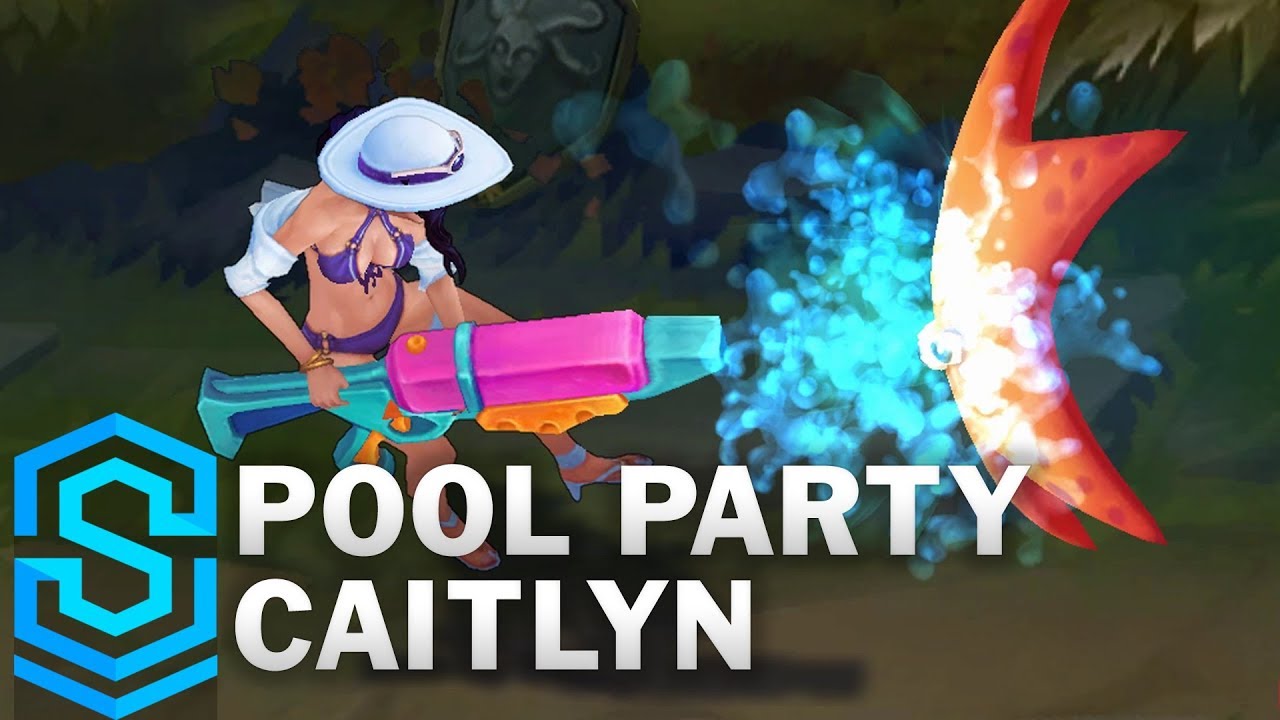 Pool Party Caitlyn Skin Spotlight - League of Legends