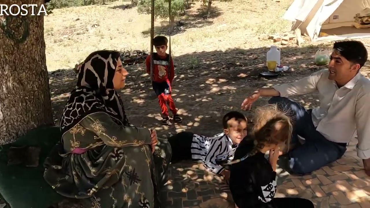 Nomadic Bonds: A Day in the Life of a Nomadic Family