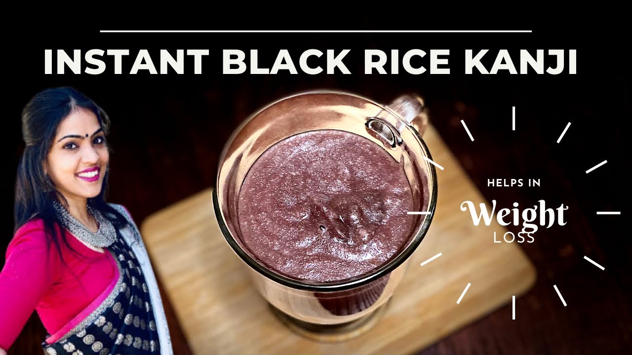 Kavuni Arisi Kanji | Kavuni arisi recipes in tamil | Black Rice Porridge