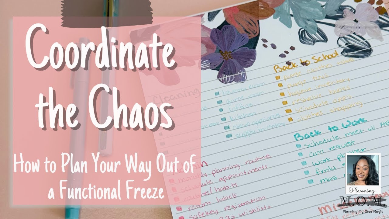 COORDINATE THE CHAOS! | How to Plan Your Way Out of a Functional Freeze | **GIVEAWAY CLOSED**