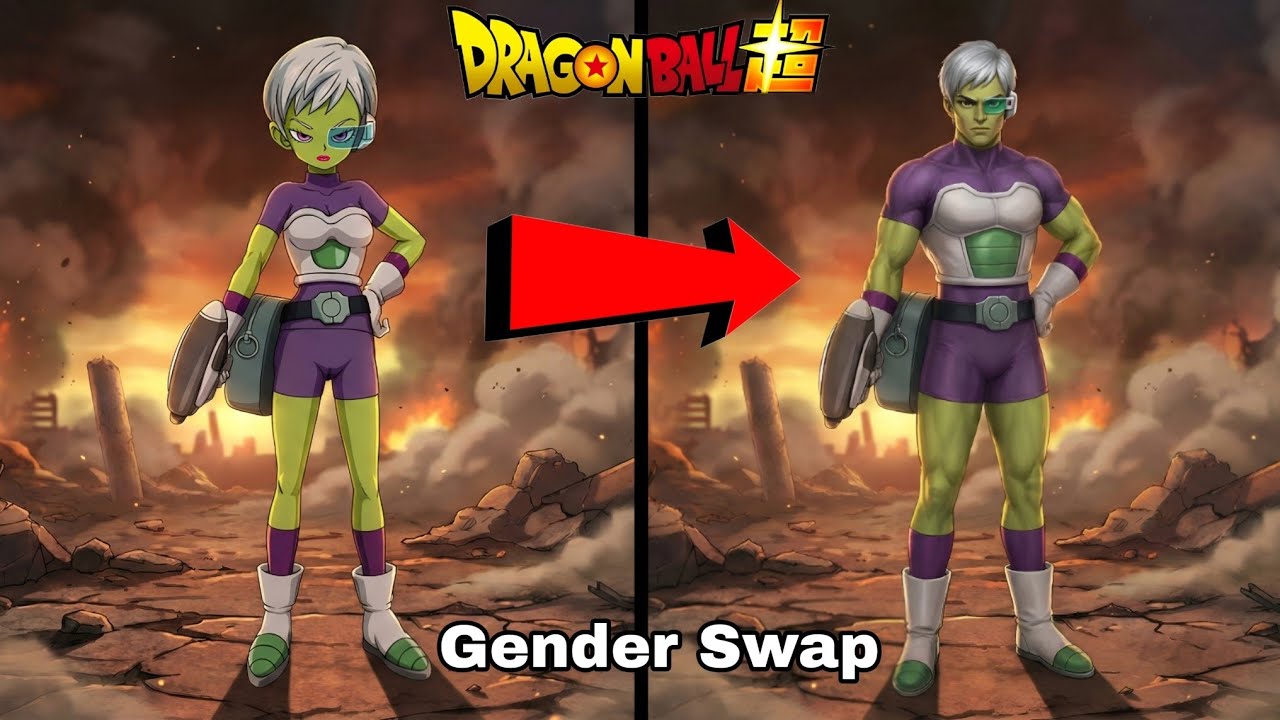 Dragon Ball Characters Gender Swap 🔥 Male to Female & Female to Male Transformation