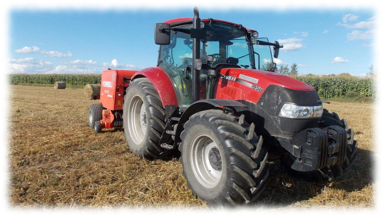 Prasowanie Słomy #2 ☆ Case Farmall 95U & Feraboli Entry 120 ㋡ Dominik152002