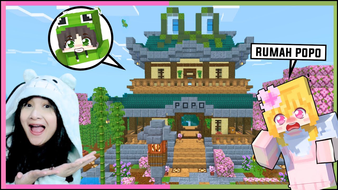 Aku Sedih Popo PINDAH Ke RUMAH BARU (Minecraft)