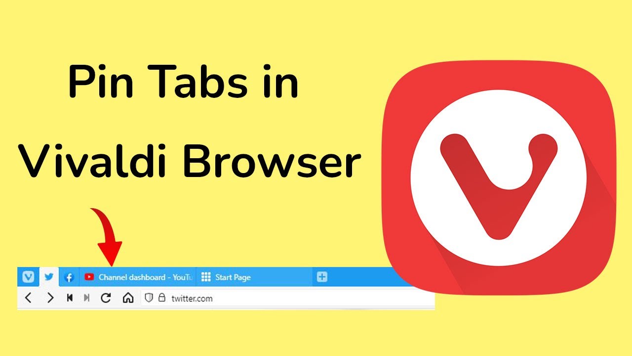How to Pin Tabs in Vivaldi Browser?