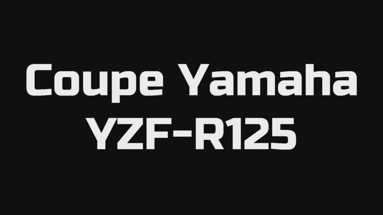 Coupe Yamaha YZF-R125 2015