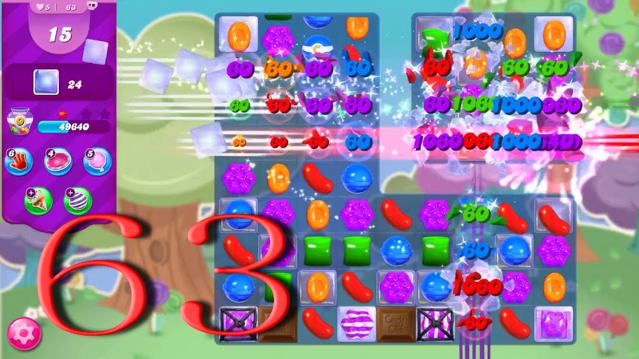 Candy Crush Saga Level 63