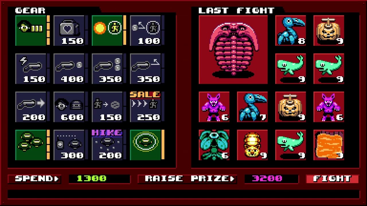 UFO 50: Overbold (Cherry) in 6:52.409