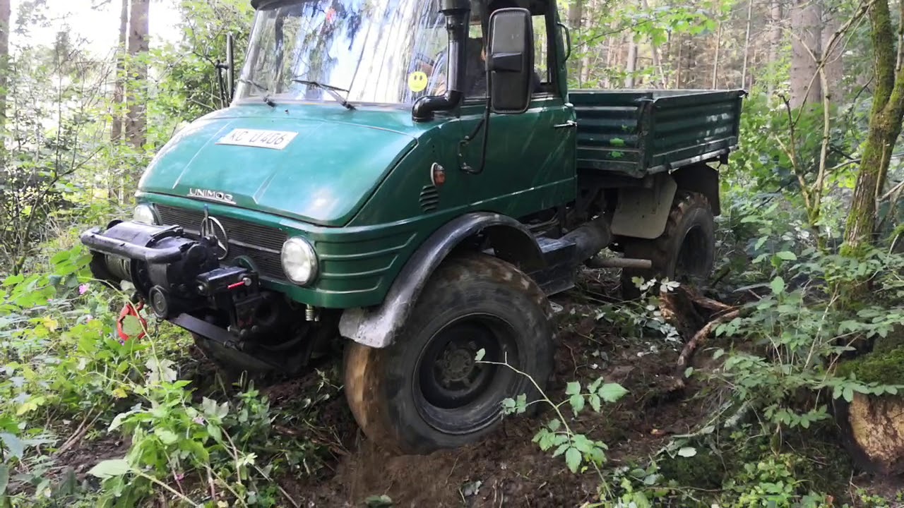 Unimog U 406 // Der Wald sträubt sich / Unimog gibt nicht auf