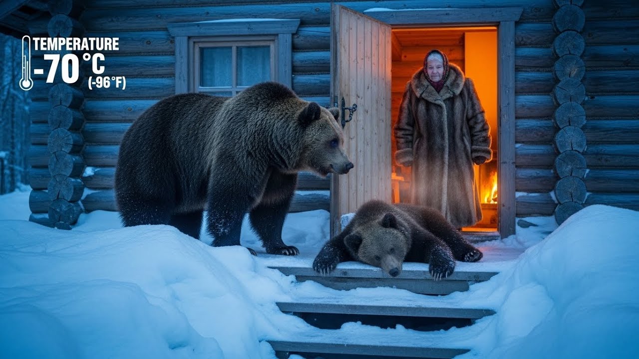 🐻 The Bear She Once Saved Came Back Roaring Outside Her Cabin in  71°C