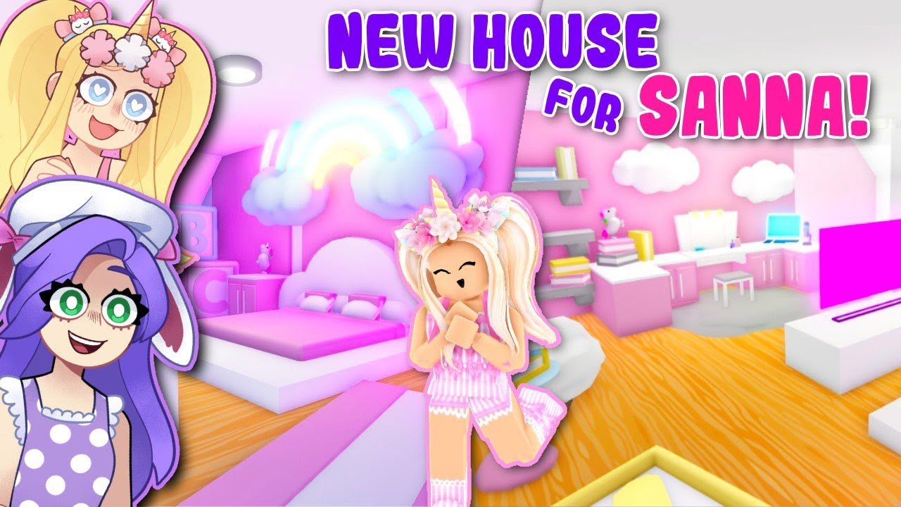 Building iamSanna A NEW Adopt Me HOUSE! (Roblox)