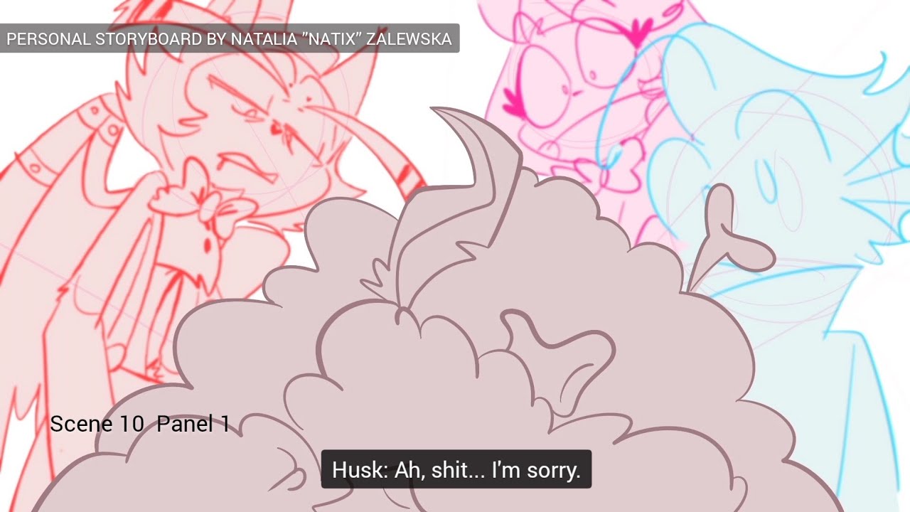 Baxter arrived to the Hotel | Hazbin Hotel Fan Storyboard