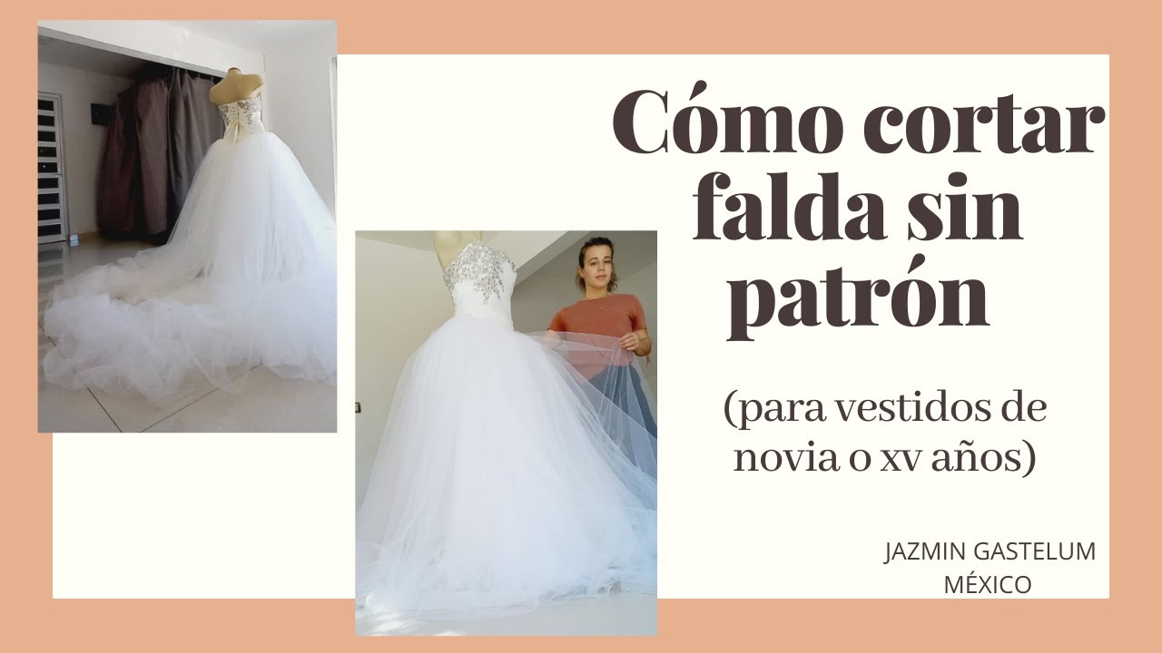 Como Cortar y Fruncir Falda para Vestido de Novia o Xv Años - Jazmín Gastelum