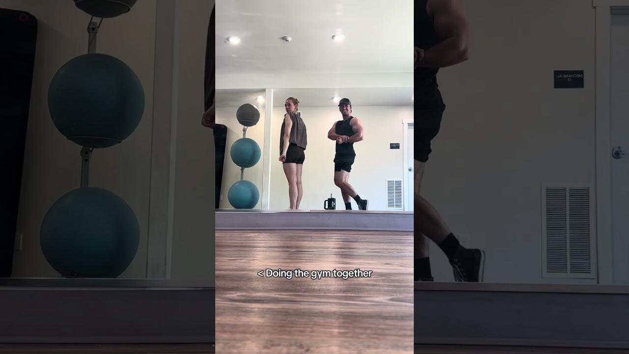 It&rsquo;s more fun being active together 😌💪#funnycouples #marriedlife #cutecouples #fitcouple