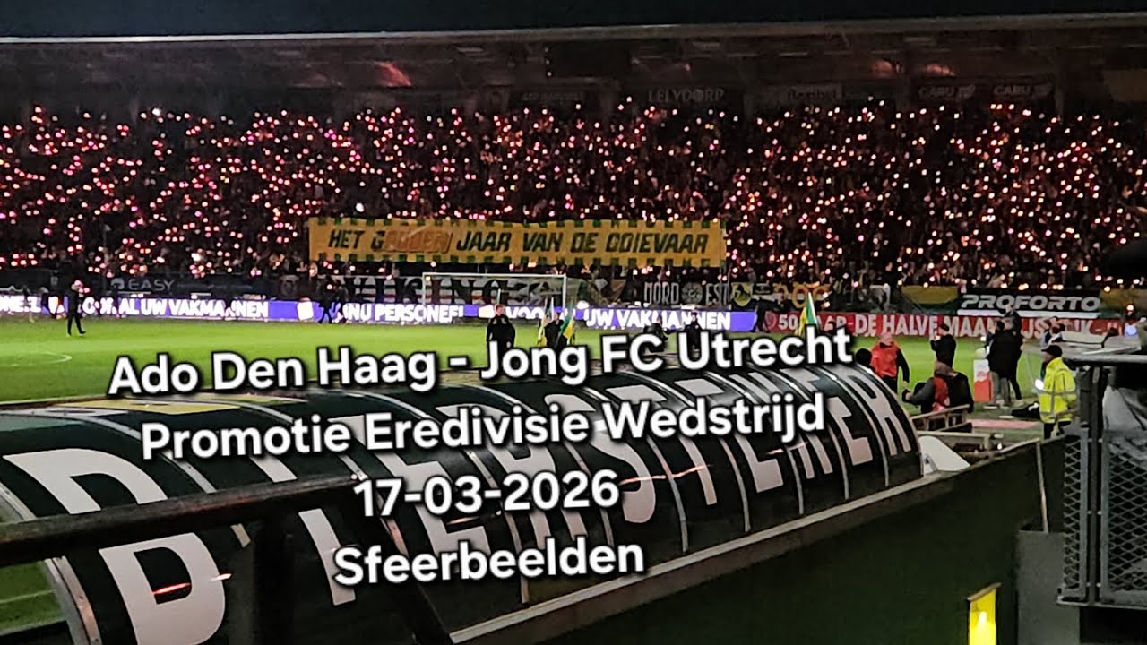 Ado Den Haag - Jong FC Utrecht Sfeerbeelden Promotie Eredivisie wedstrijd 2026