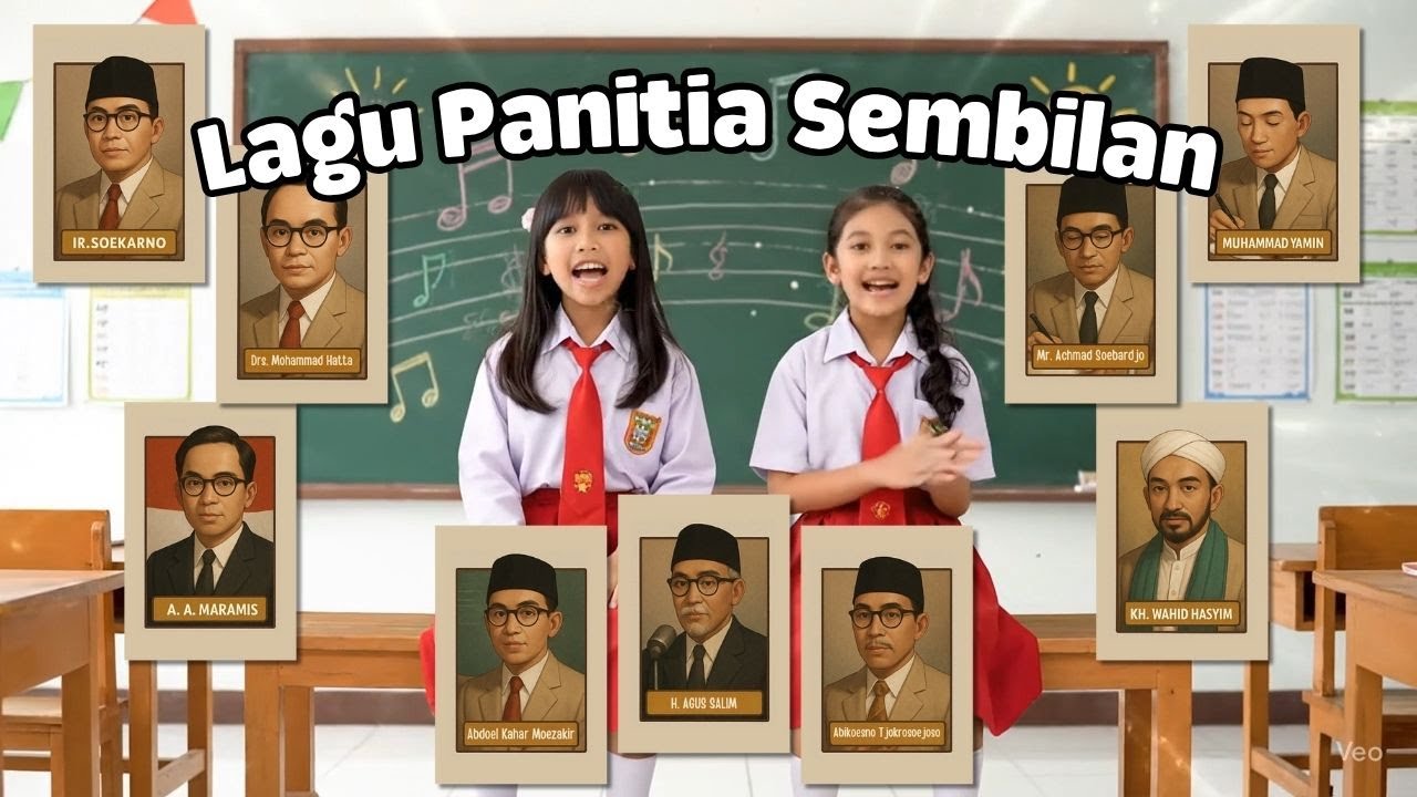 Lagu Panitia Sembilan | Lagu Pendidikan Anak | Lagu Anak indonesia