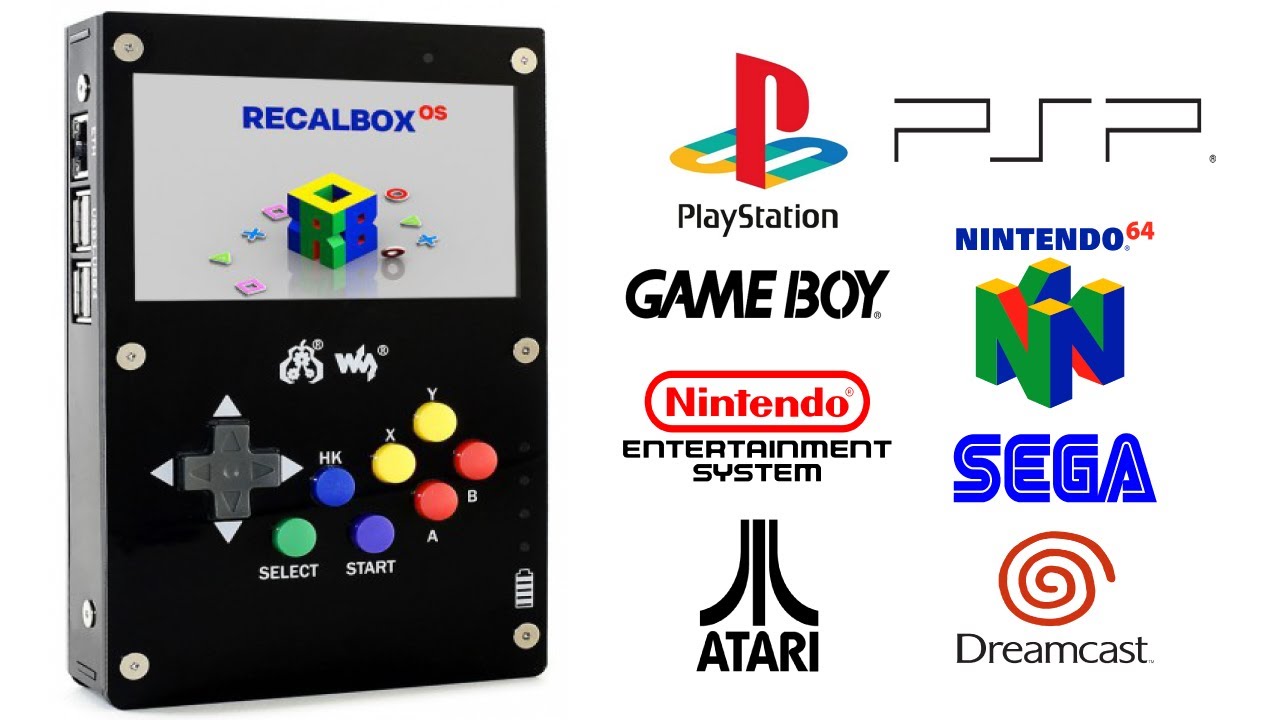 Gamepi43 | Raspberry Pi 4 Console Kit | MakerMan