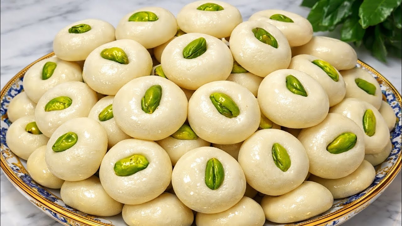 طريقة عمل الغريبة الشامية بتذوب بالتم بثلاث مكونات بس