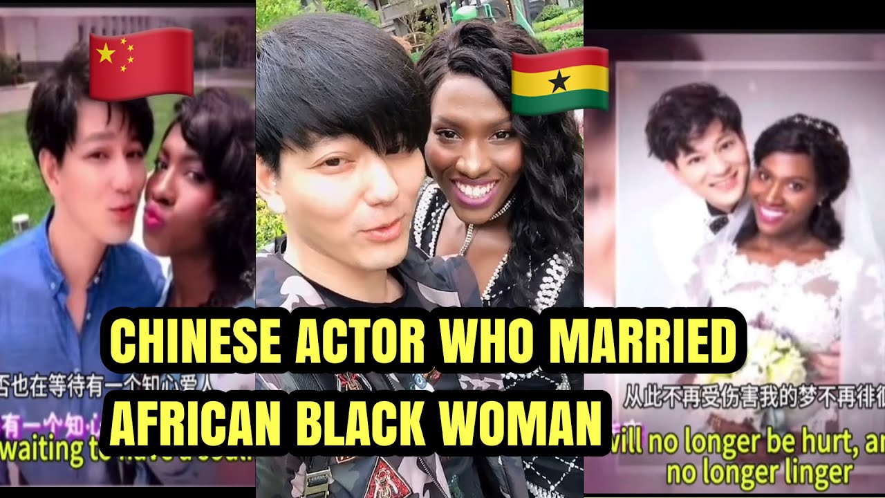 Viral Love Video Of Chinese Handsome Actor From Shanghai And His Beautiful African Wife -Watch