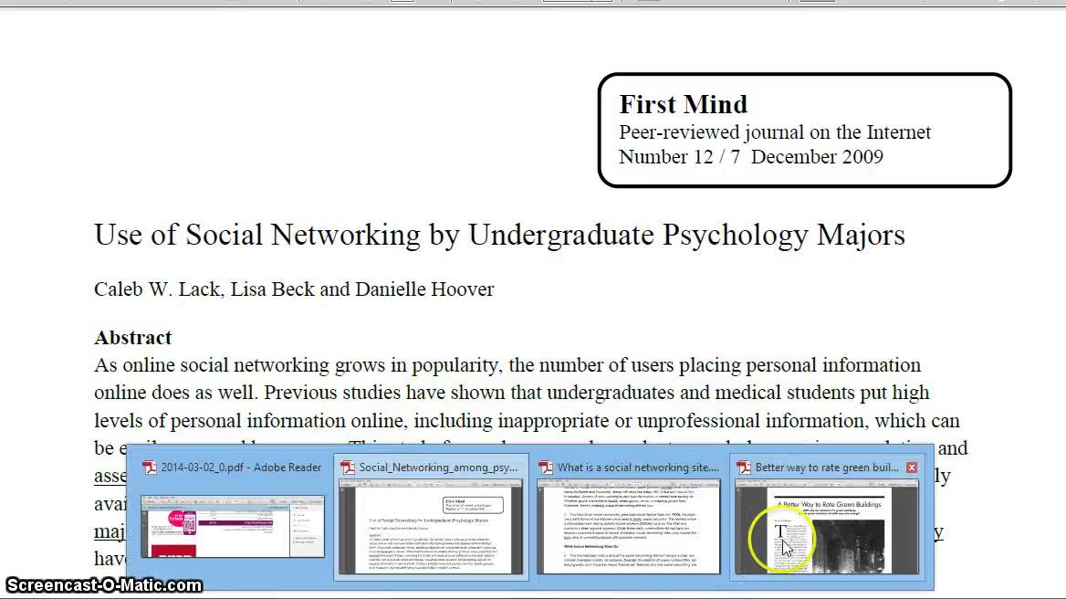Previewing and Prereading screecast