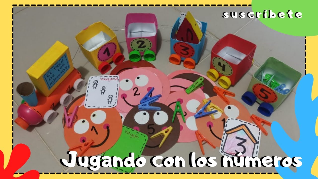 2 ESTRATEGIAS DIVERTIDAS para reforzar NÚMEROS / 🚂 JUGANDO con los NÚMEROS