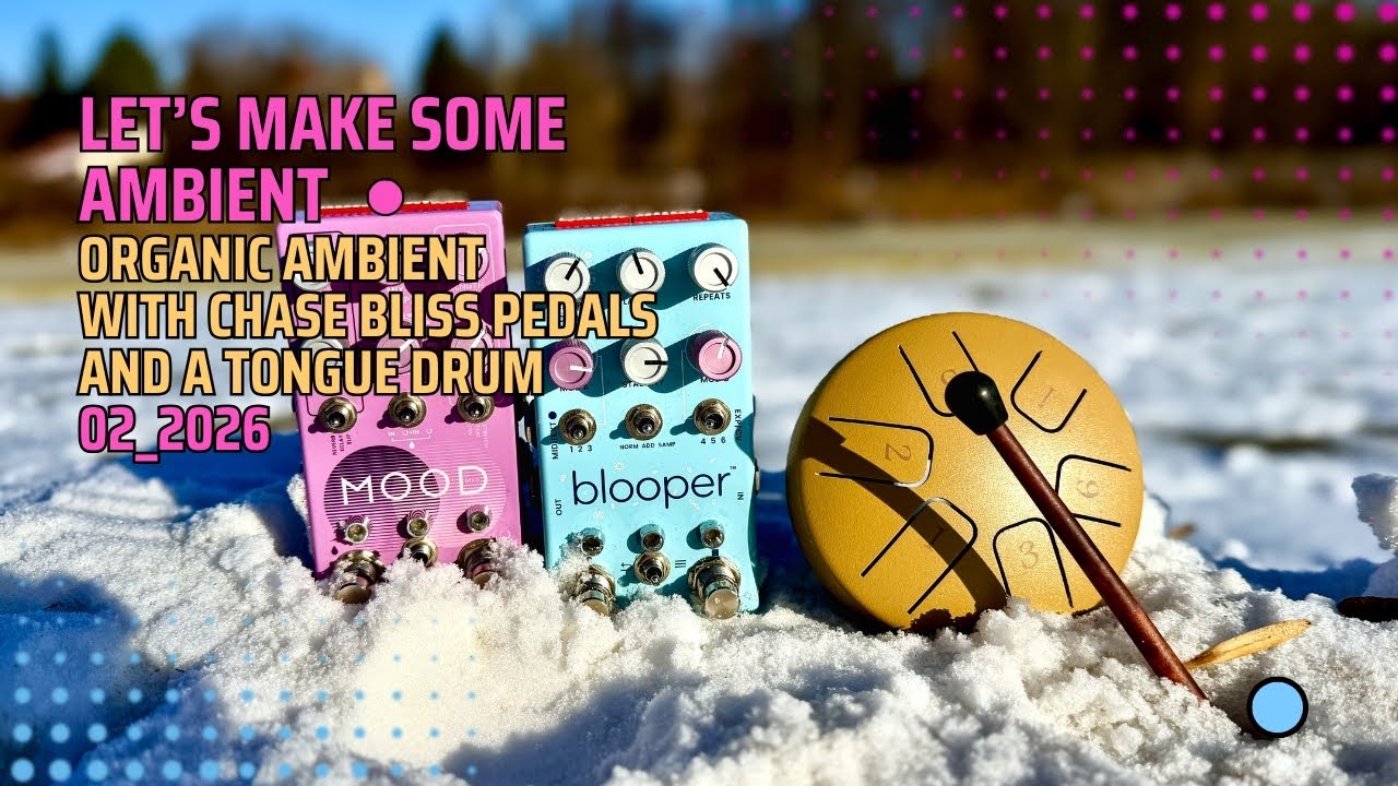 Organic Ambient with Chase Bliss Blooper, MOOD MKII and a TONGUE DRUM